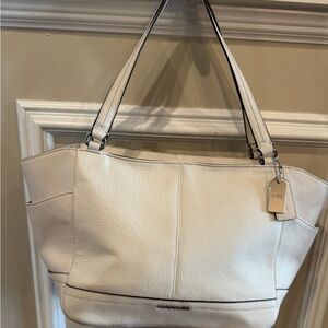 Coach White Leather Tote Bag - Brand New without tags
